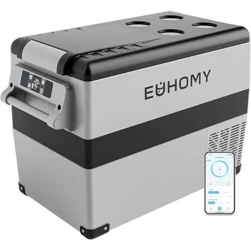 40L Portable Car Fridge Freezer – Dual Zone Electric Cool Box (12V 240V)