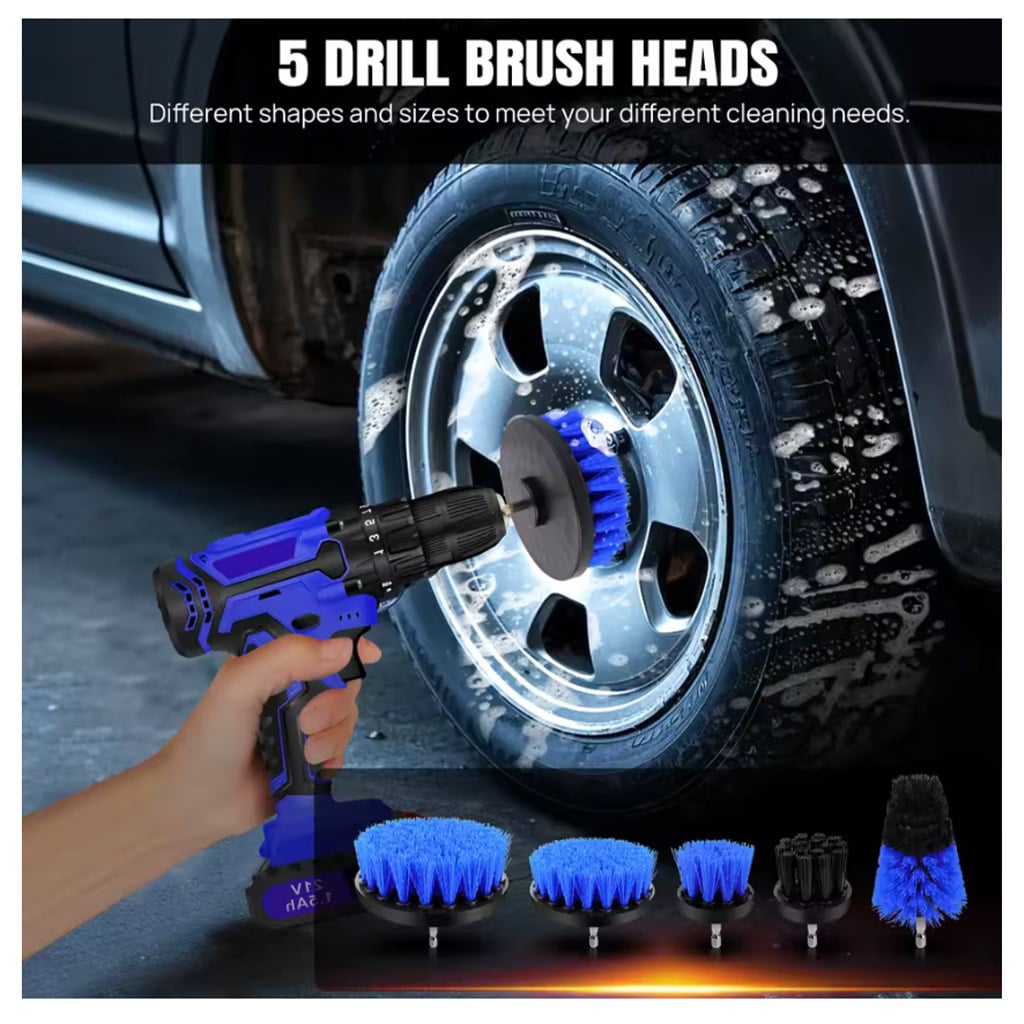 Car Cleaning Kit Drill attachments