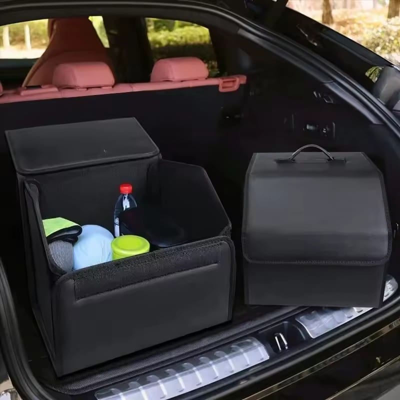 Jaecoo Boot Storage Box Leather Collapsible Car Trunk Organizer