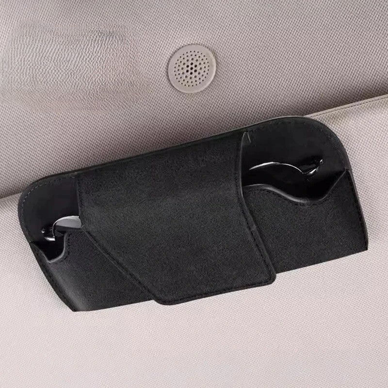 Sun Visor Glasses Holder Sunglasses Storage Case