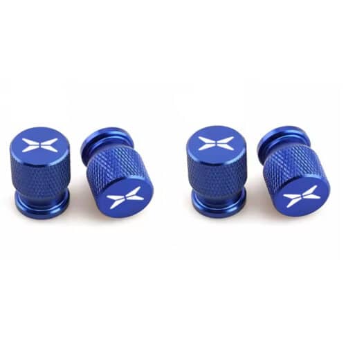 Xpeng Blue Dust Caps