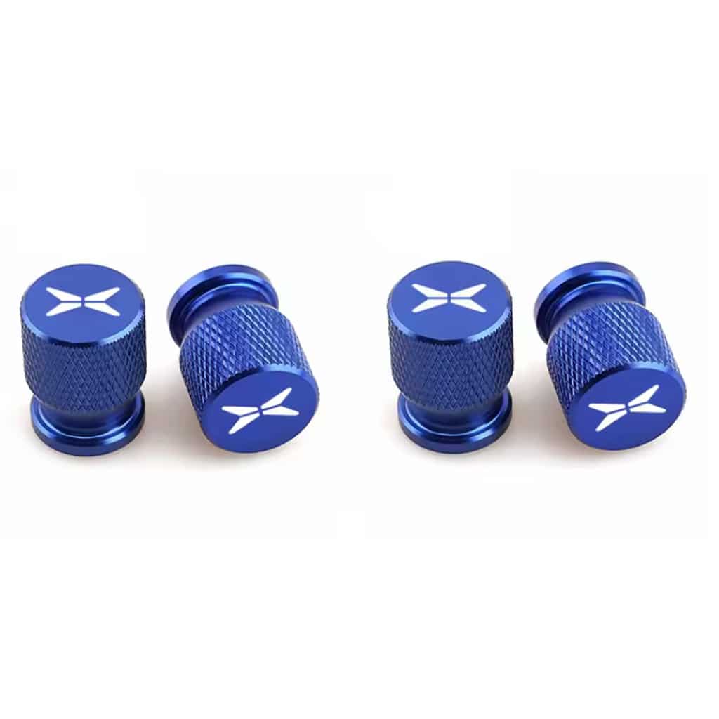 Xpeng Blue Dust Caps