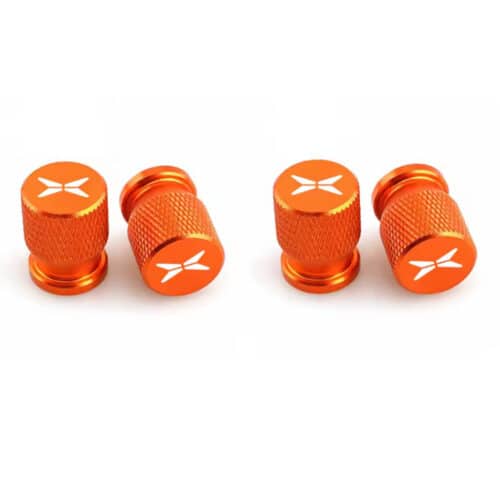 Xpeng Metal Dust Caps Orange
