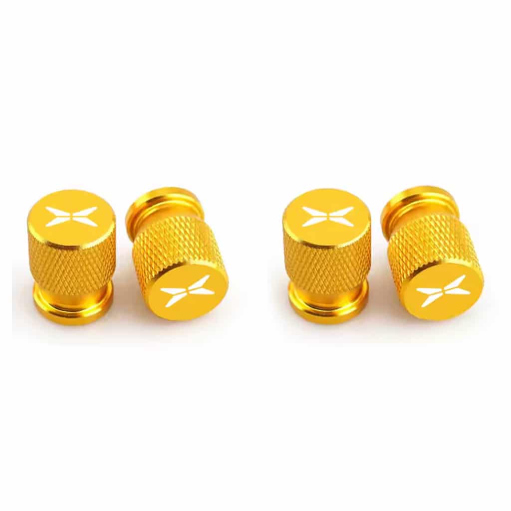 gold Xpeng dust Caps
